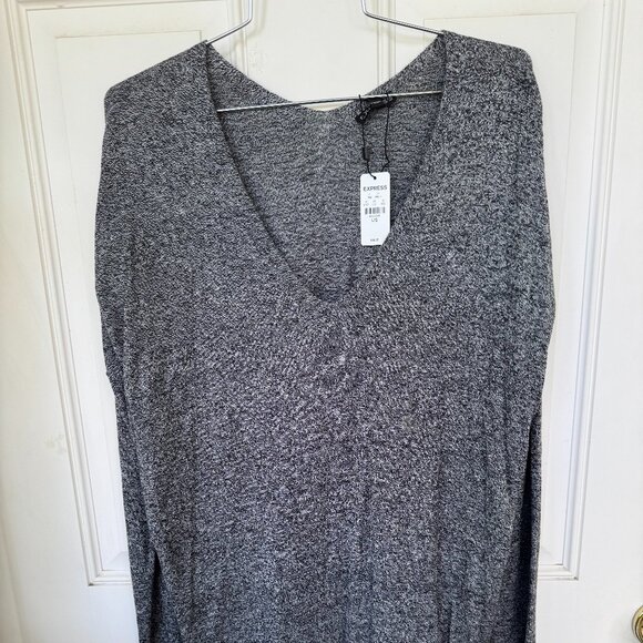 Faux Cashmere Tunic/Oversized Style Sweater - Picture 1 of 3
